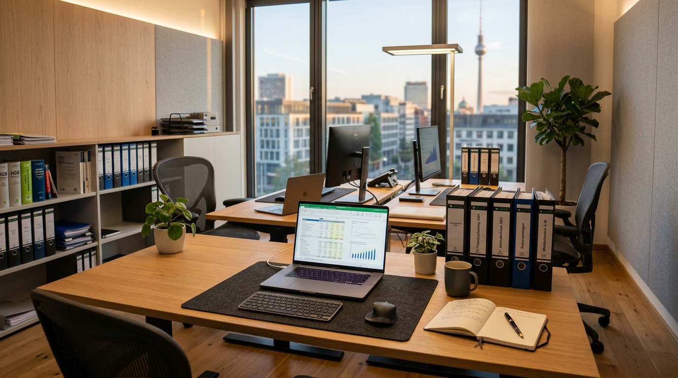 Moderne Büroumgebung für Finanzdienstleistungen